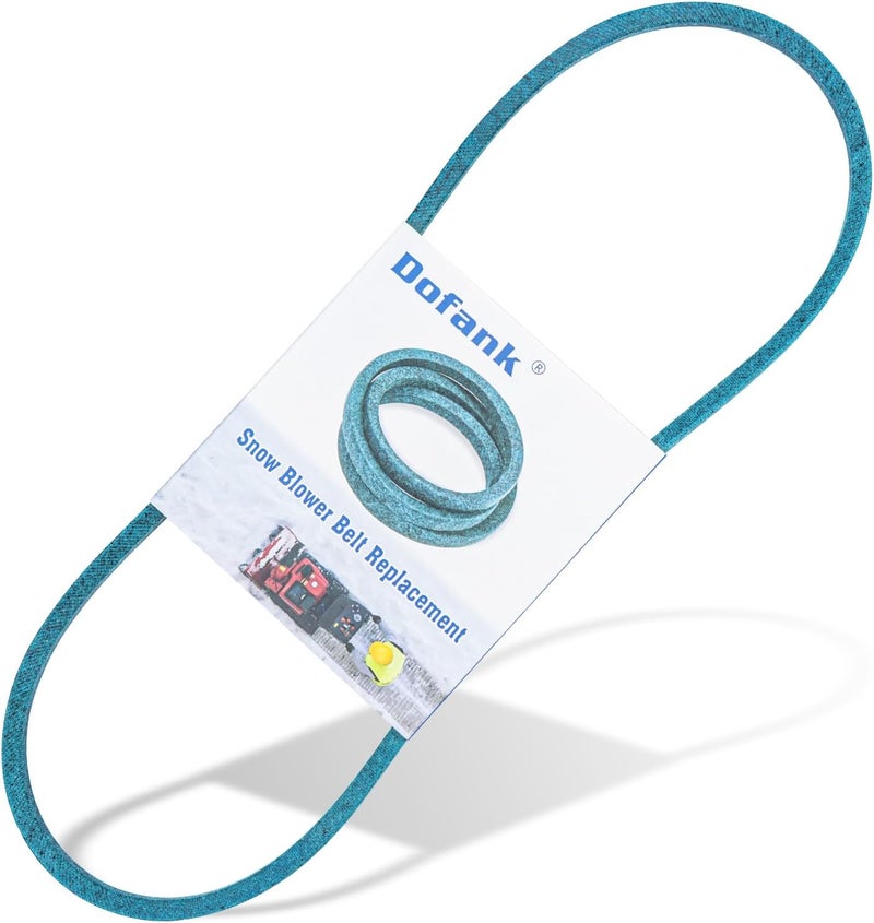 Dofank 954-04201A Drive Belt Kevlar for MTD, Troy-Bilt, Cub Cadet, Yard Machines, Craftsman, Huskee, Bolens Snowblower, Replaces MTD 754-04201, 754-04201A, 954-04201 - 3/8" x 36" - Image 1
